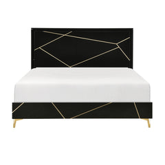 Orlo Black Full Bed - Ornate Home