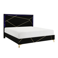 Orlo Black Full Bed - Ornate Home