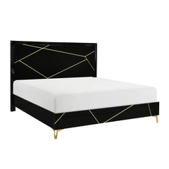 Orlo Black Full Bed - Ornate Home