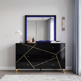 Orlo Blue Mirror - Ornate Home
