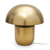 Orlo Gold 15.4" Metal Mushroom Table Lamp - Ornate Home