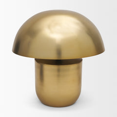 Orlo Gold 15.4" Metal Mushroom Table Lamp - Ornate Home