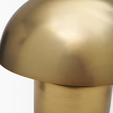 Orlo Gold 15.4" Metal Mushroom Table Lamp - Ornate Home