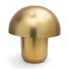 Orlo Gold 18" Metal Mushroom Table Lamp - Ornate Home