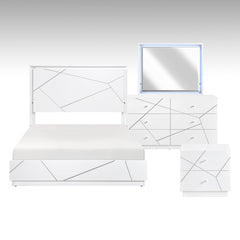 Orlo Silver 4pc Bedroom Set