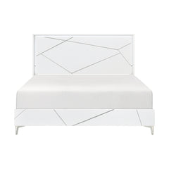 Orlo White 4pc Bedroom Set - Ornate Home