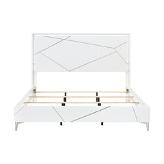 Orlo White 4pc Bedroom Set - Ornate Home