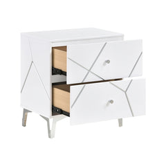 Orlo White 4pc Bedroom Set - Ornate Home
