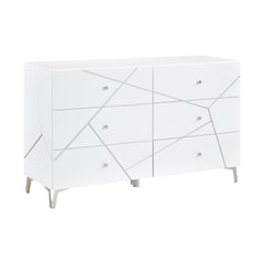 Orlo White 4pc Bedroom Set - Ornate Home