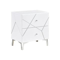 Orlo White 4pc Bedroom Set - Ornate Home