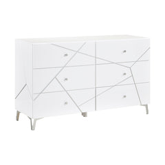 Orlo White 4pc Bedroom Set - Ornate Home