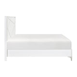 Orlo White 5pc Bedroom Set - Ornate Home