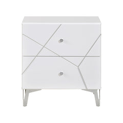 Orlo White 5pc Bedroom Set - Ornate Home