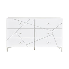 Orlo White 5pc Bedroom Set - Ornate Home