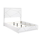 Orlo White California King Bed - Ornate Home