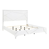Orlo White California King Bed - Ornate Home