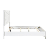 Orlo White California King Bed - Ornate Home