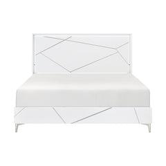 Orlo White California King Bed - Ornate Home