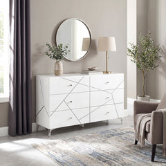 Orlo White Dresser - Ornate Home