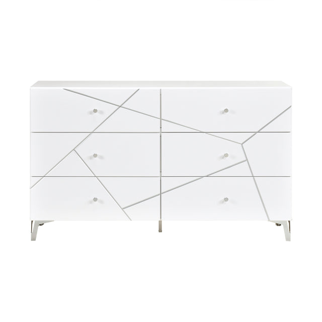 Orlo White Dresser - Ornate Home