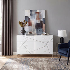 Orlo White Dresser - Ornate Home