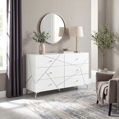 Orlo White Dresser - Ornate Home