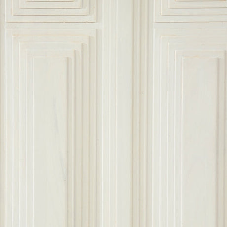Ornawel Distressed White Accent Cabinet - Ornate Home