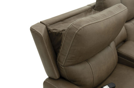 Orpheus Brown Power Sectional - Ornate Home