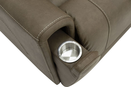 Orpheus Brown Power Sectional w/ Lift Chair - Ornate Home