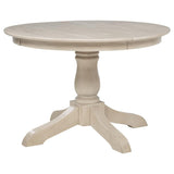 Orrison Linen 7-piece Oval 62-inch Extension Leaf Dining Set - Ornate Home