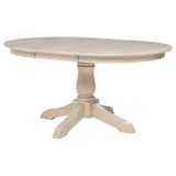 Orrison Linen 7-piece Oval 62-inch Extension Leaf Dining Set - Ornate Home