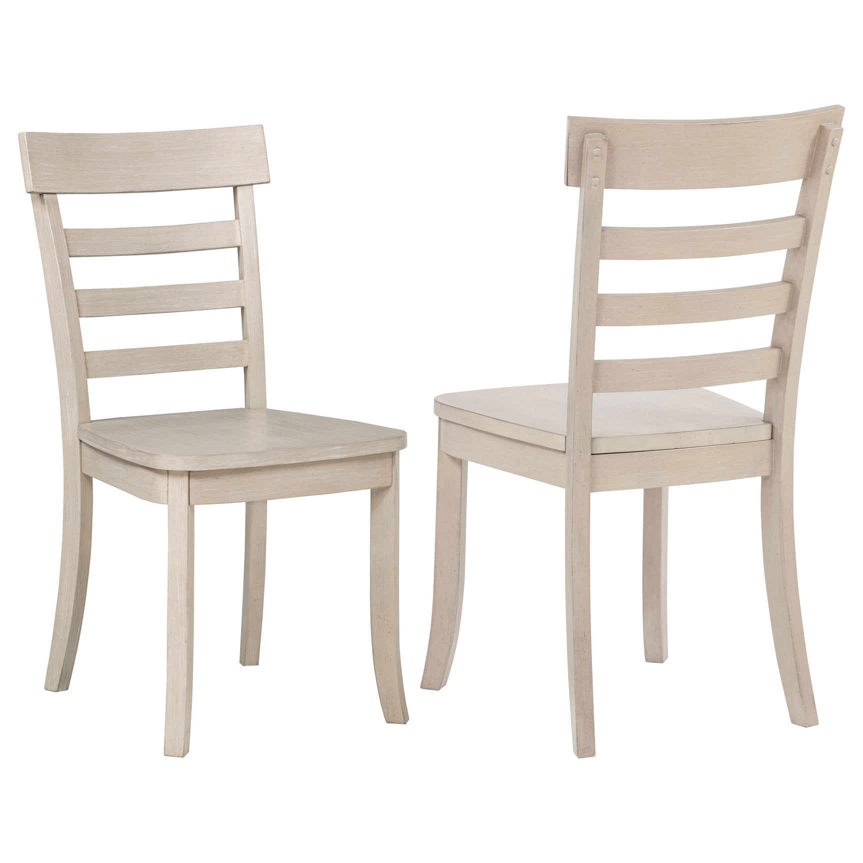 Orrison Linen Ladder Back Dining Side Chair (Set of 2) - Ornate Home