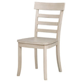 Orrison Linen Ladder Back Dining Side Chair (Set of 2) - Ornate Home