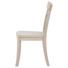 Orrison Linen Ladder Back Dining Side Chair (Set of 2) - Ornate Home