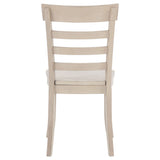 Orrison Linen Ladder Back Dining Side Chair (Set of 2) - Ornate Home