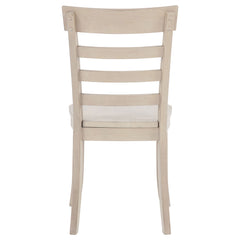 Orrison Linen Ladder Back Dining Side Chair (Set of 2) - Ornate Home