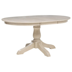 Orrison Linen Oval 62-inch Wood Extension Leaf Dining Table - Ornate Home