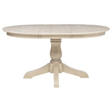 Orrison Linen Oval 62-inch Wood Extension Leaf Dining Table - Ornate Home