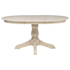 Orrison Linen Oval 62-inch Wood Extension Leaf Dining Table - Ornate Home