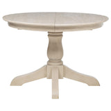 Orrison Linen Oval 62-inch Wood Extension Leaf Dining Table - Ornate Home