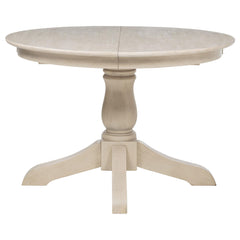 Orrison Linen Oval 62-inch Wood Extension Leaf Dining Table - Ornate Home