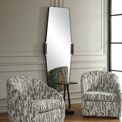 Orson Bronze/Brown Mid-Century Tall Mirror - Ornate Home