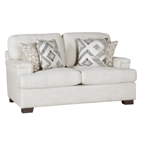Orson Cream Loveseat - Ornate Home