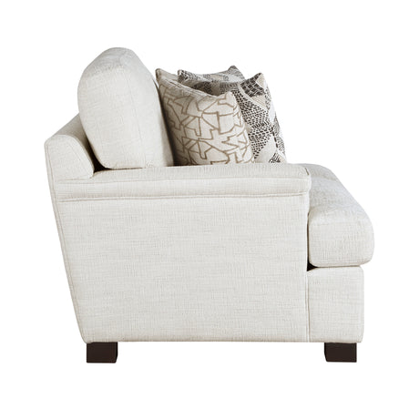 Orson Cream Loveseat - Ornate Home