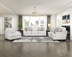 Orson Cream Loveseat - Ornate Home