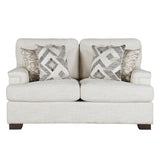 Orson Cream Loveseat - Ornate Home