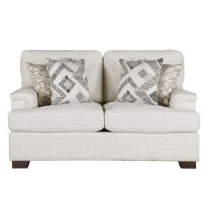 Orson Cream Loveseat - Ornate Home