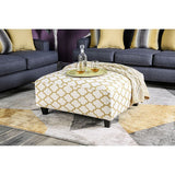 Orson Ivory Ottoman - Ornate Home
