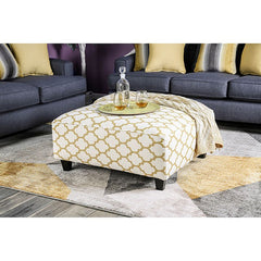 Orson Ivory Ottoman - Ornate Home