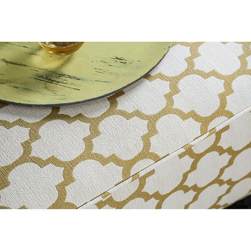 Orson Ivory Ottoman - Ornate Home